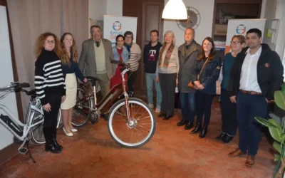 Inauguration des vélos par la fondation Caisse d’Epargne