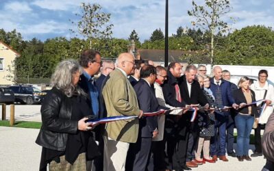 Inauguration place du Pâtis, heures de clauses pour Emploi Gâtinais !